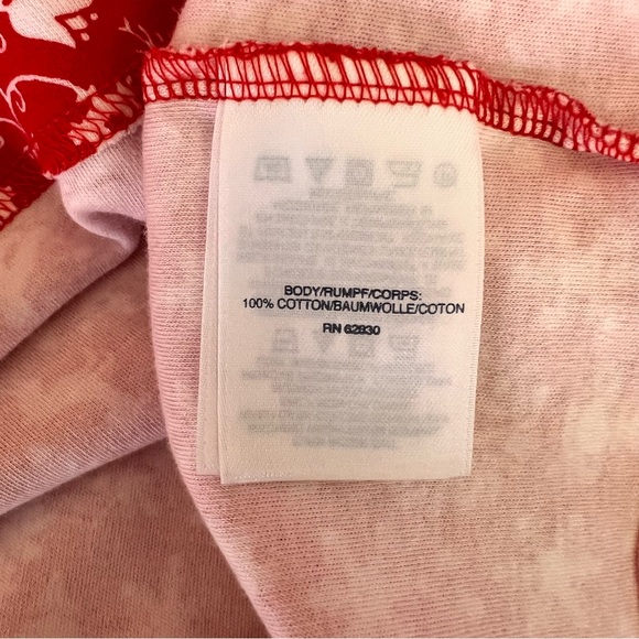 ⬇️Lands’ End Women’s Holiday Turtleneck Size L Color Red And White Pattern - Picture 7 of 8